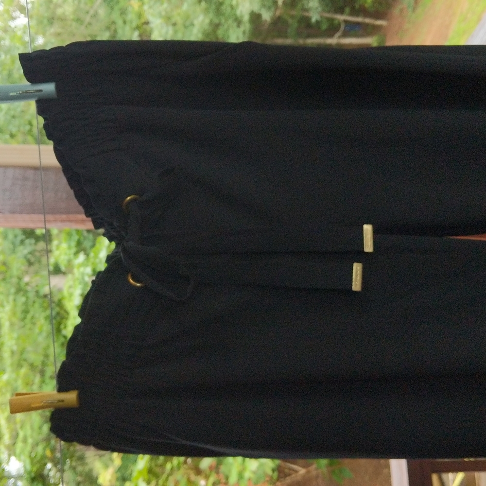 Michael Kors Women Linen Pant Black Size M